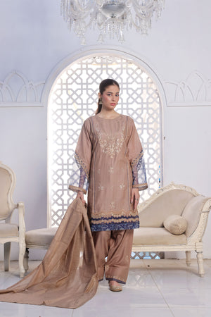 Dressline Subh-E-Bahar A Breathtaking Blend Of Luxury Dora Lawn & Munnar Elegance