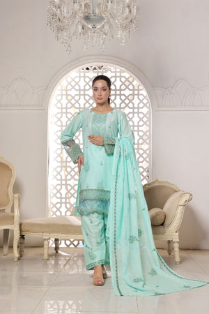 Dressline Subh-E-Bahar A Breathtaking Blend Of Luxury Dora Lawn & Munnar Elegance