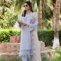 Dressline Silvana Ready-To-Wear 3 Piece Premium Heavy Chikankari Emb Bana Dora Lawn Collection