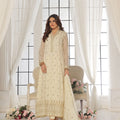 Zarif By Al Harir Stitched 3 Piece Formals Vol-02 Suit-AH008-ZV2-OffWhite