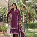 Dressline UnStitched 3 Piece Premium Heavy Emb Bana Dora Lawn Collection