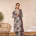 Feathers Unstitched 3 Piece Summer Collection-HANNA-FT249
