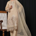 Dressline 3 Piece Emb Chikankari Lawn Suit 538