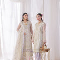 Dressline Ilaan Luxury Unstitched 3 Piece Emb Organza Dress