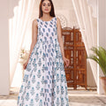 Feathers Unstitched 2 Piece Digital Printed Lawn Summer Suit-NORA-FT517