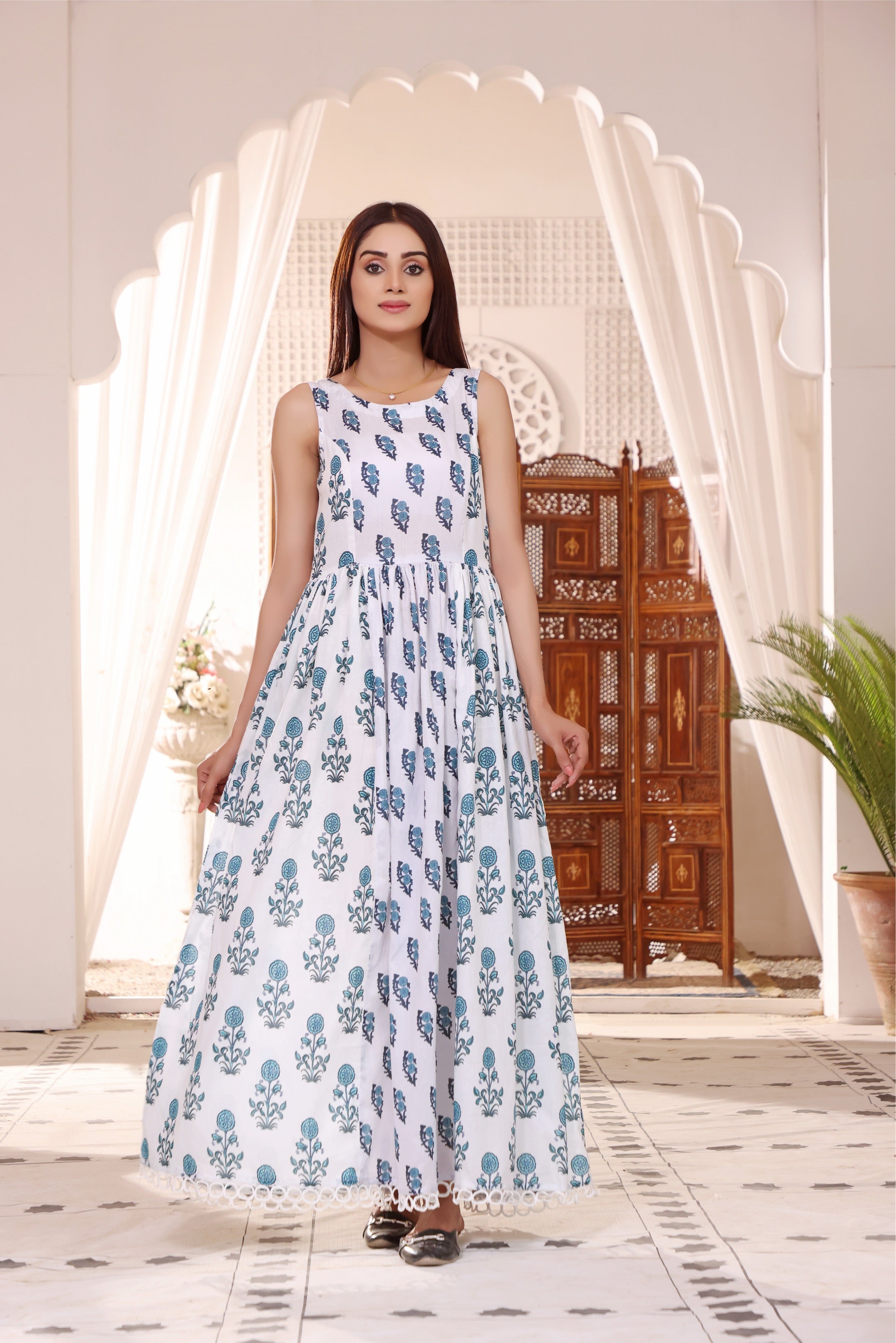 Feathers Unstitched 2 Piece Digital Printed Lawn Summer Suit-NORA-FT517