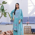 Dressline Bella Semi Stitched 3 Piece Premium Emb Chikankari & Laserkari Jacquard Lawn Collection