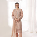Dressline Fastif Stitched 3 Piece Emb Luxury Chiffon Collection