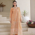 Dressline Jasmine An Elegant Statement Semi Stitched Khaadi Net & Organza Zari Check Collection
