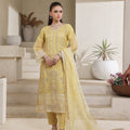 Dressline Jasmine An Elegant Statement Semi Stitched Khaadi Net & Organza Zari Check Collection