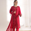 Dressline Fastif Stitched 3 Piece Emb Luxury Chiffon Collection
