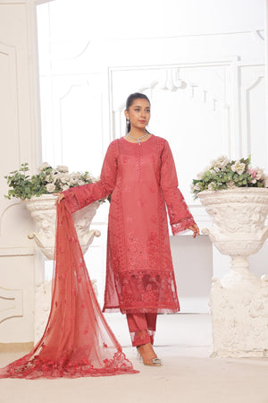 Dressline Launching New Un Stitched 3 Pcs Emb With ChikankariLaser-Cut Lawn Collection