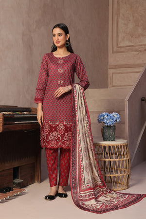 Dressline Zobia Unstitched 3 Piece Chikankari & Cutwork Emb Lawn Collection
