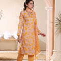 Feathers Unstitched 3 Piece Summer Collection-SUNFLOWER-FT237