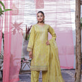 Dressline Stitched 3 Piece Luxury Emb Lawn Jacquard Collection