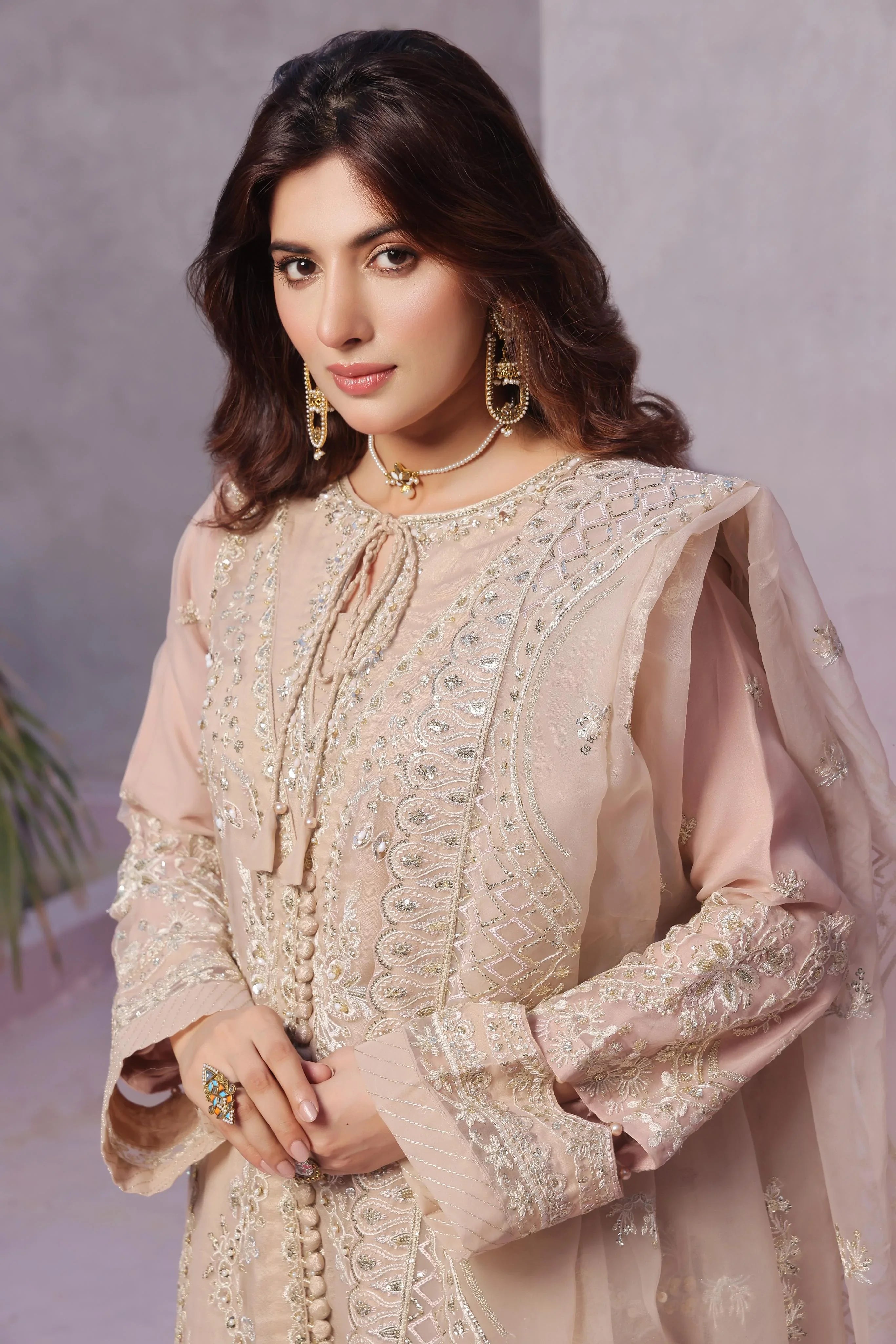 Dressline Dastangoi Unstitched 3 Piece Luxury Emb Organza Collection