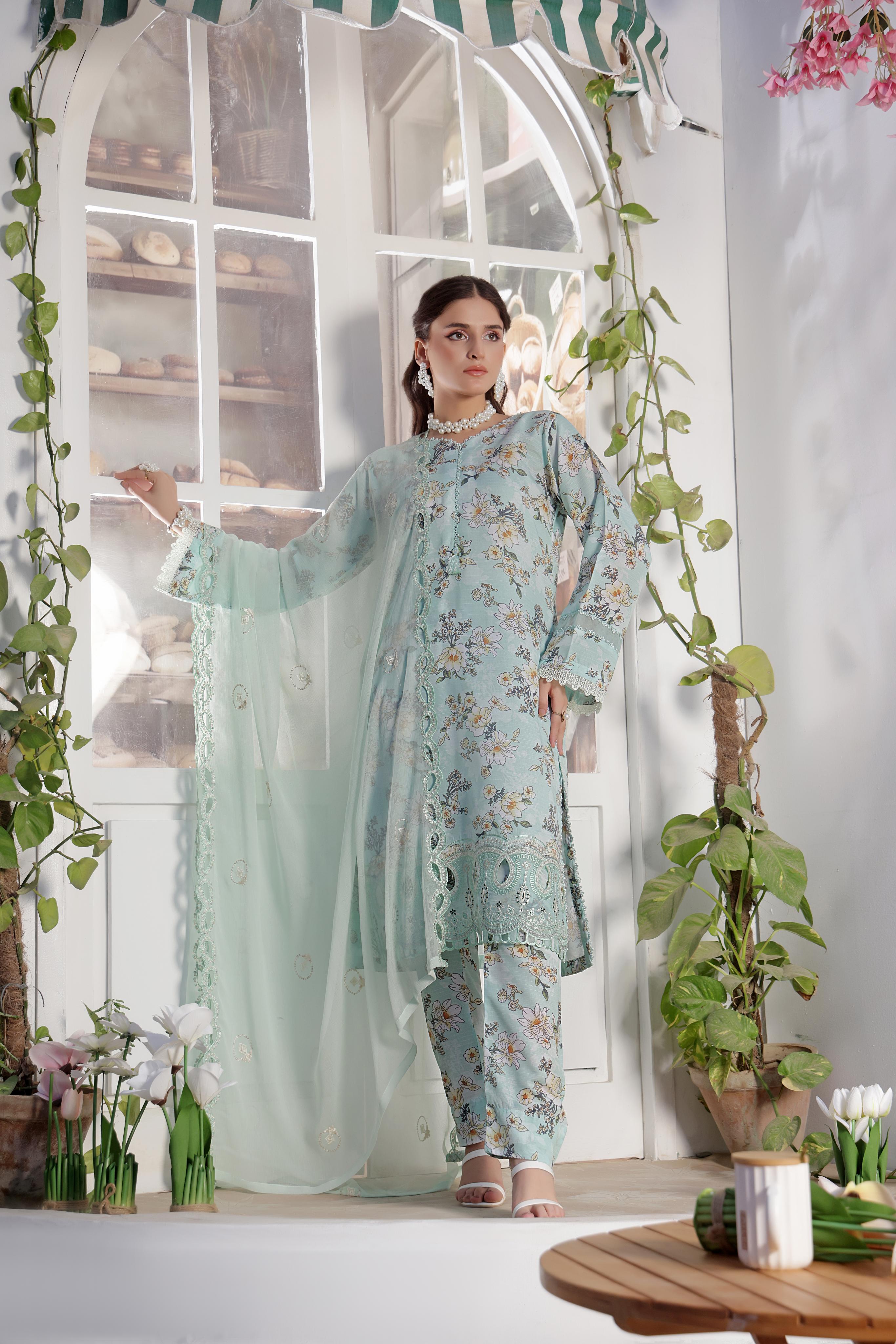Esfir By Dressline Stitched 3 Piece Summer Collection'2025-esfir-stitched-aqua-bloom