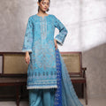Dressline Salina Emb Sophistication Reimagined Unstitched Chikankari & Cutwork Bana Dora Lawn With Diamond Digital Dupatta & Dyed Cambric Trousers