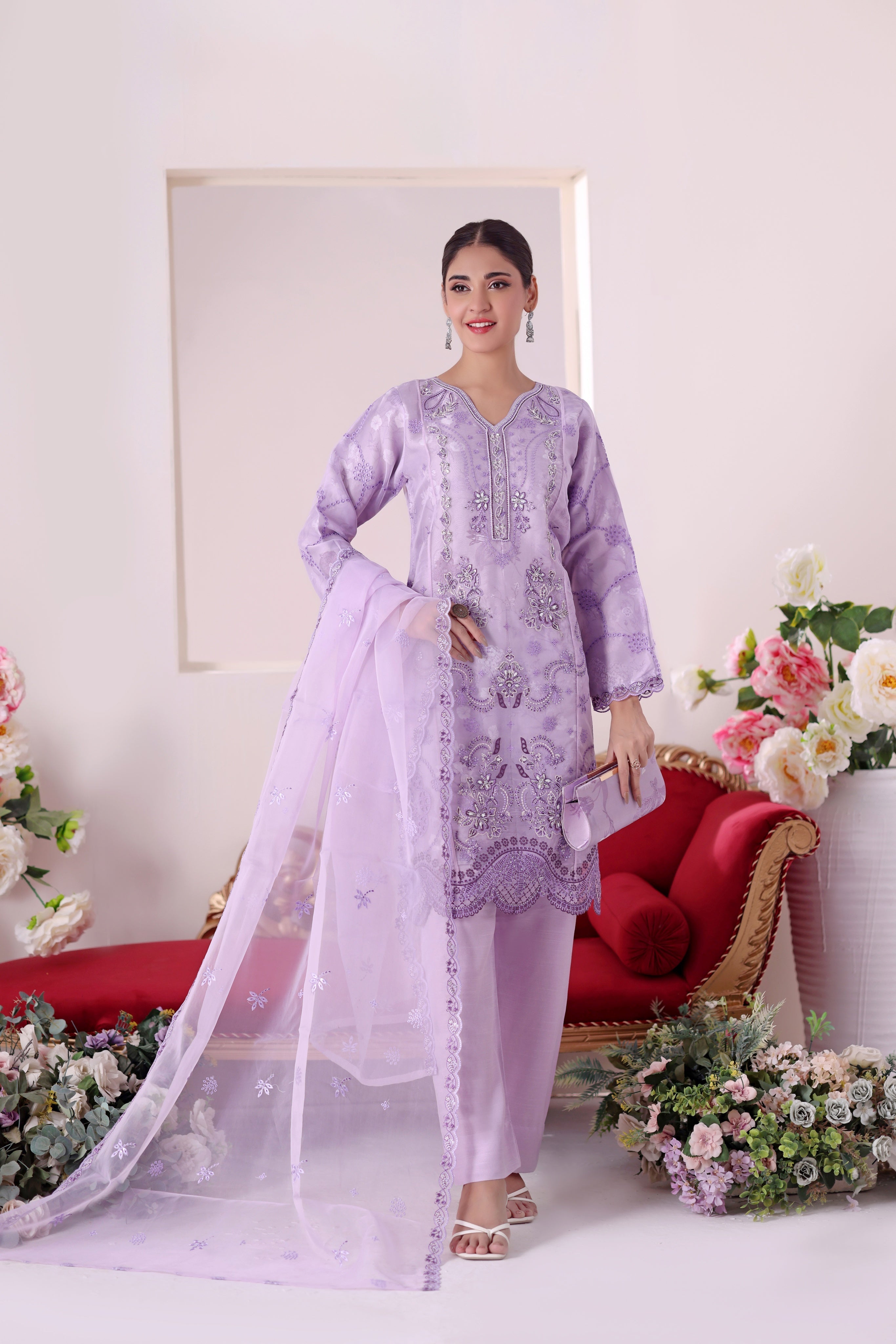 ZUNN By Dressline Semi Stitched 3 Piece Formals Collection'2025-zunn-semi-stitched-violet-glow