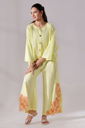 Ora Fashion Stitched 2 Piece Summer Collection'2025-Jane Loose Fit Top & Pant