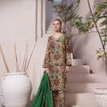 Feathers Unstitched 3 Piece Winter Collection-DESERT OASIS-FT286