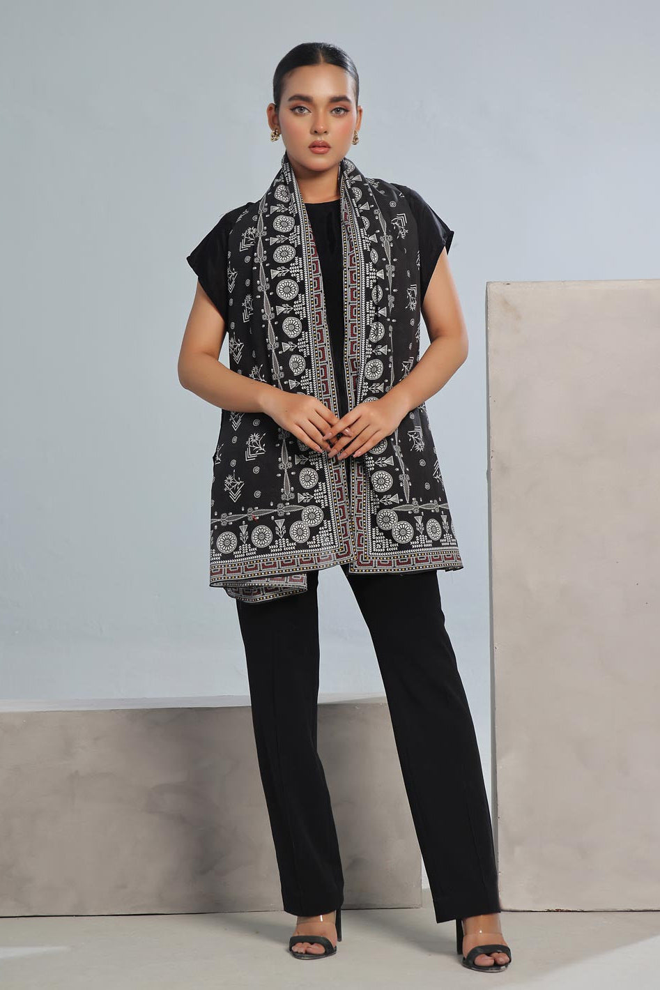 Tng By Md Stole Collection-Rounaq Lawn Stole