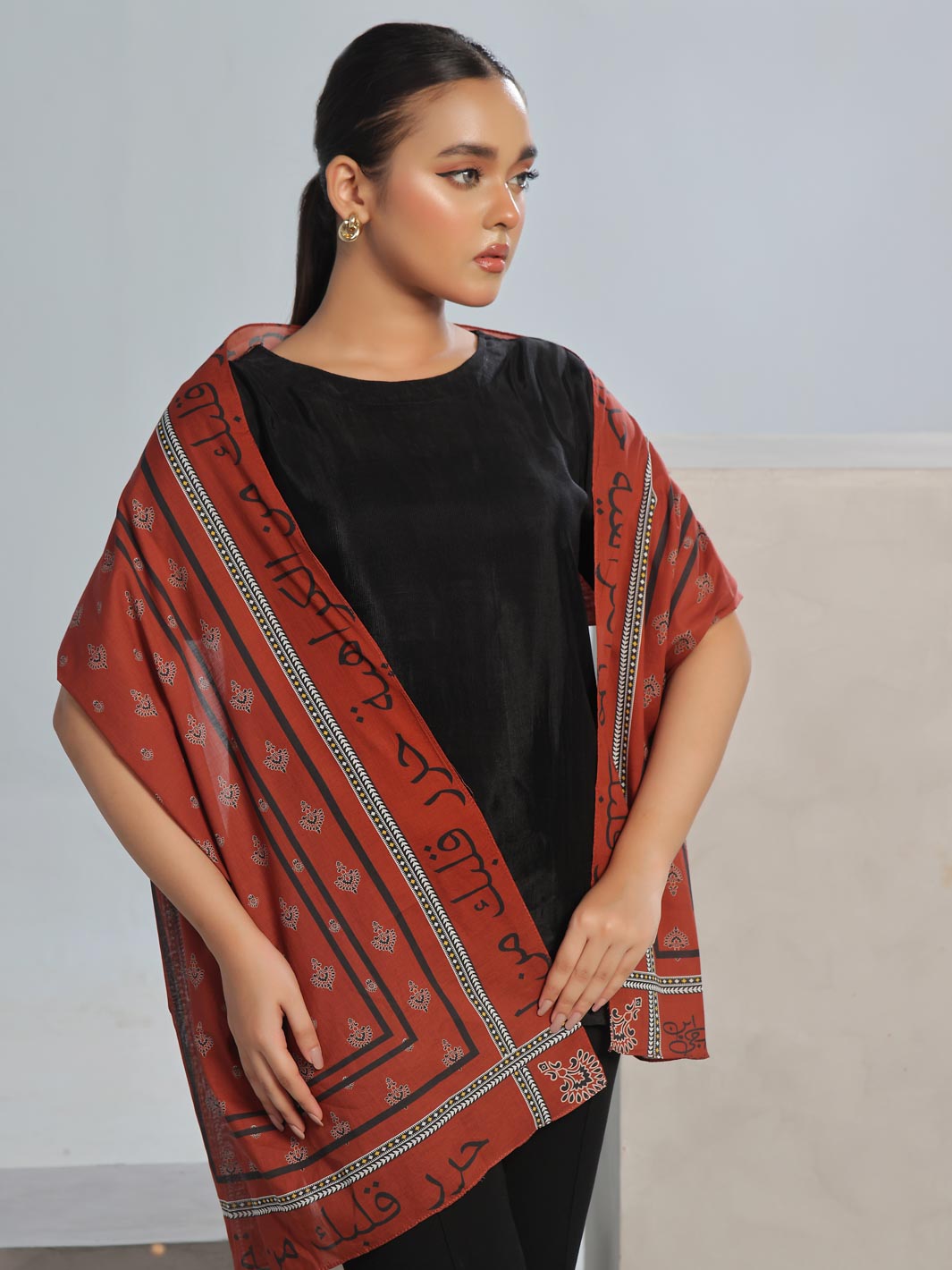 Tng By Md Stole Collection-Qalb Lawn Stole