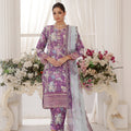 Zarnaz By Dressline Stitched 3 Piece Emb PP Staple Summer Collection'2025-zarnaz-pp-purplegray-3pcStitched