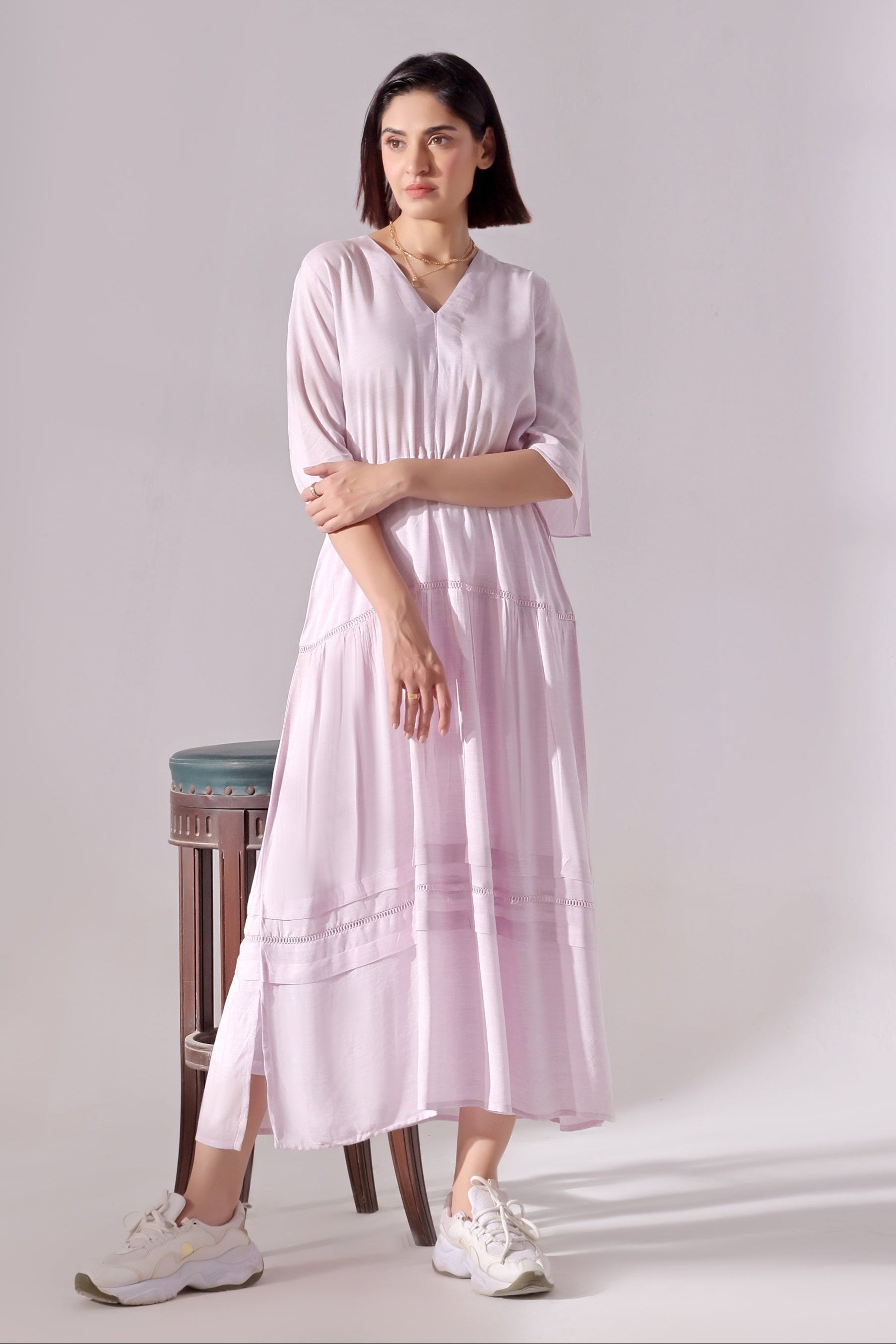 Ora Fashion Stitched Dress Suit-Ora Fashion Gigi Dress