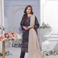 Dressline Saffira UnStitched 3 Piece Premium Emb ChikankariSlub Lawn Collection