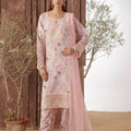 Dressline Azlin Stitched 3 Piece Luxury Emb Pp Staple Collection