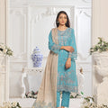 Dressline Saffira UnStitched 3 Piece Premium Emb ChikankariSlub Lawn Collection