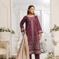 Dressline Saffira UnStitched 3 Piece Premium Emb ChikankariSlub Lawn Collection