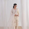 Dressline Malikah Stitched 3 Piece Luxury Emb Organza Collection