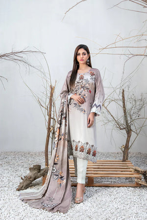 Tawakkal Fabrics - Serwa - 3 Pc Digital Printed Collection - D-1287