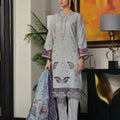 Dressline New Semi Stitched 3 Pcs Premium Boring Lawn Fancy Chikankari & Laserkari Emb Collection