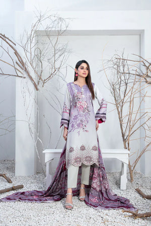 Tawakkal Fabrics - Serwa - 3 Pc Digital Printed Collection - D-1285