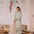 Dressline New Semi Stitched  3 Pcs Premium Emb ChikankariJacquard Lawn Collection