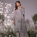Dressline UnStitched 3 Piece Premium Heavy Chikankari & Laserkari Emb Bana Dora Lawn Collection