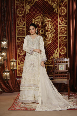 Dressline New Unstitched 3 Piece Luxury Emb Organza Collection