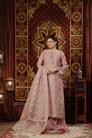 Dressline New Unstitched 3 Piece Luxury Emb Organza Collection