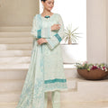 Dressline Nirmal Unstitched 3 Piece Premium Heavy Chikankari Pallu Emb Bana Dora Digital Printed Lawn Collection