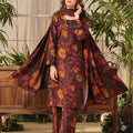 Feathers Unstitched 3 Piece Winter Collection-BREEZE-FT318