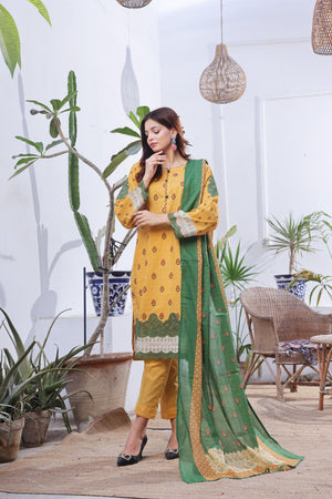 Dressline Launching New Stitched 3 Piece Emb Print Lawn Collection