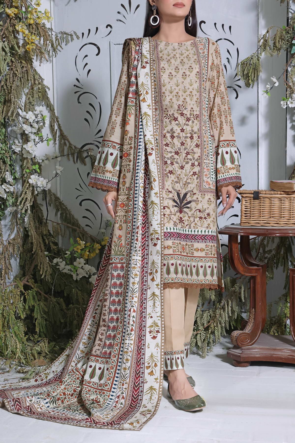 Shahkar Khadda by VS textile 3 piece unstitch D-15