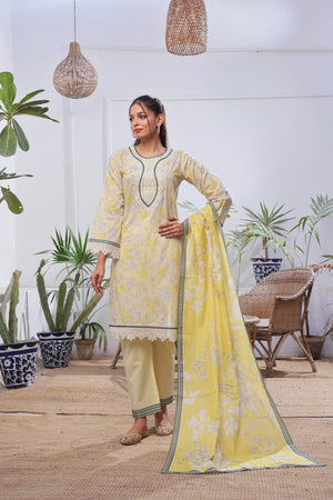 Dressline Launching New Stitched 3 Piece Emb Print Lawn Collection