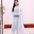 Pulse By Dressline Stitched 3 Piece Formals Collection'2025-pulse-stitched-icy-sky