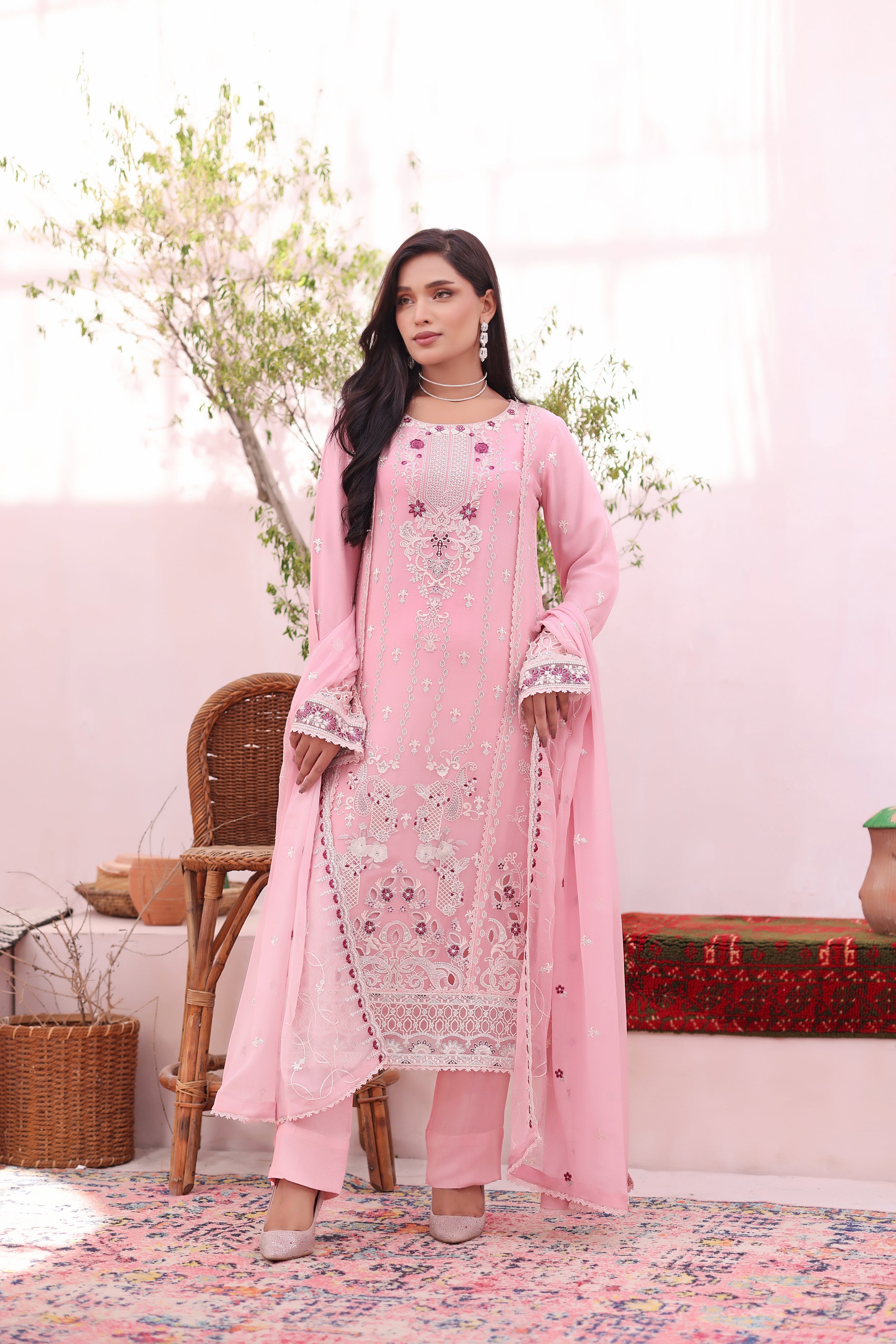 Pulse By Dressline Stitched 3 Piece Formals Collection'2025-pulse-stitched-candy-blush