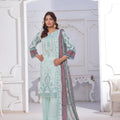 Dressline Launching New Unstitched  3 Pcs Premium Chikankari & Cutwork Emb Digital Printed Lawn Collection