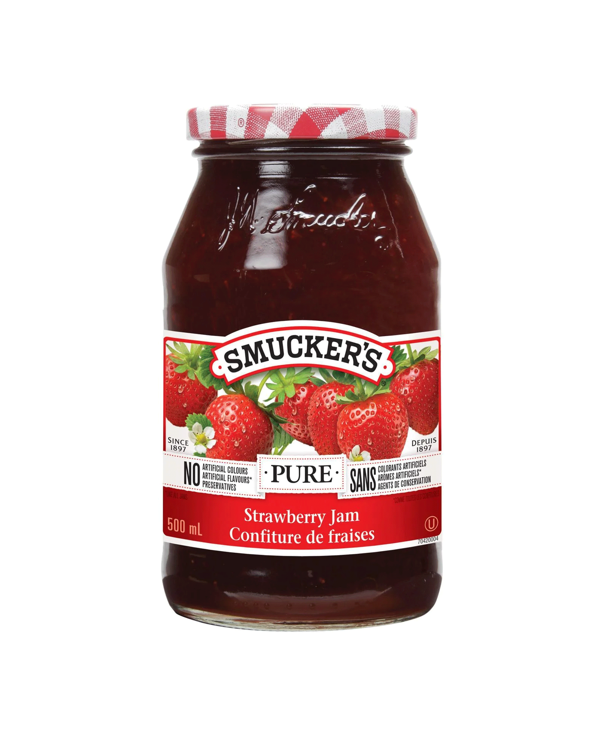Smucker's Pure Strawberry Jam 500ml - Snapcart.pk